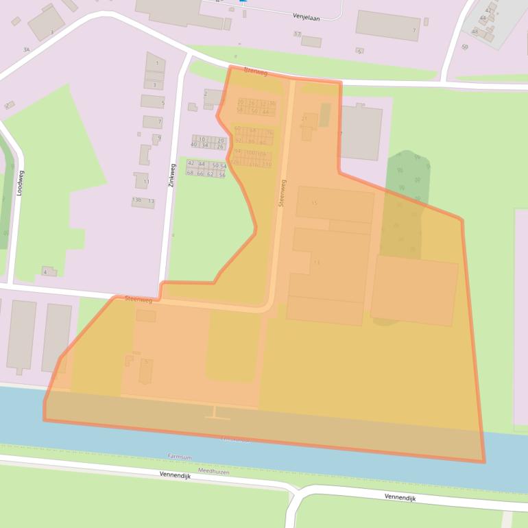 Kaart van postcodegebied 9936BP.