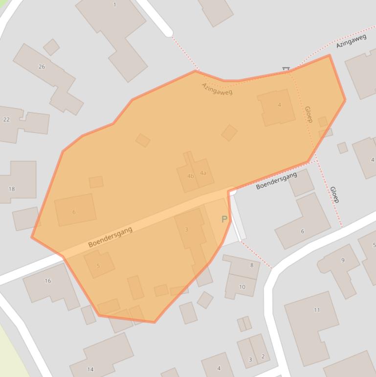 Kaart van postcodegebied 9955VM.