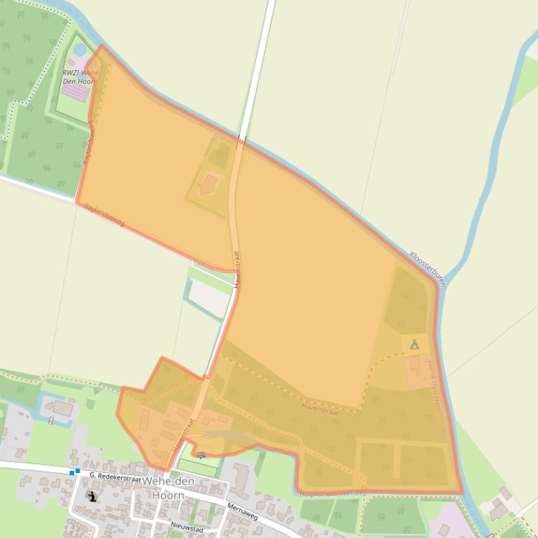 Kaart van postcodegebied 9964AN.