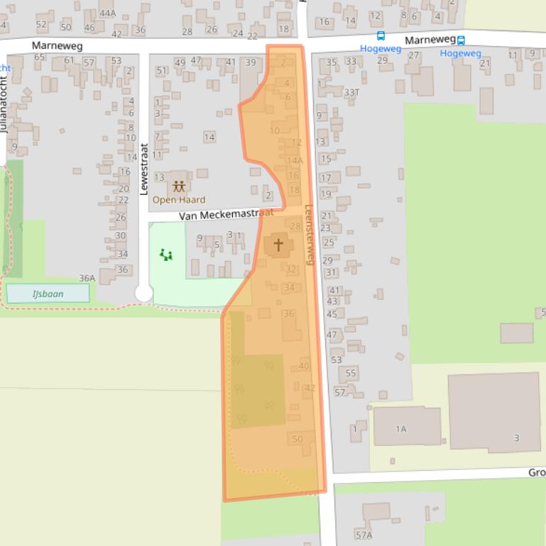 Kaart van postcodegebied 9977PC.