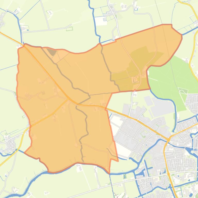 Kaart van de woonplaats Boarnwert.