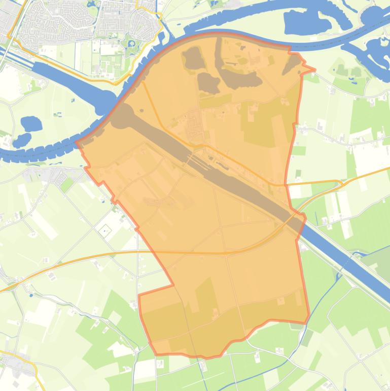 Kaart van de woonplaats Rijswijk.