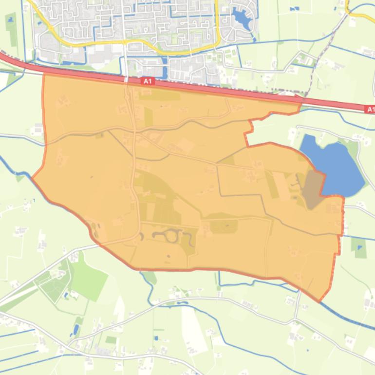 Kaart van de woonplaats Stoutenburg Noord.