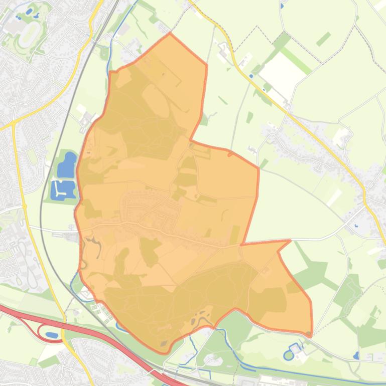 Kaart van de woonplaats Sweikhuizen.