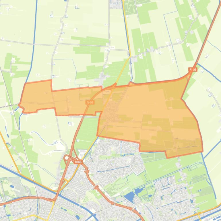 Kaart van de woonplaats Zuidwolde.