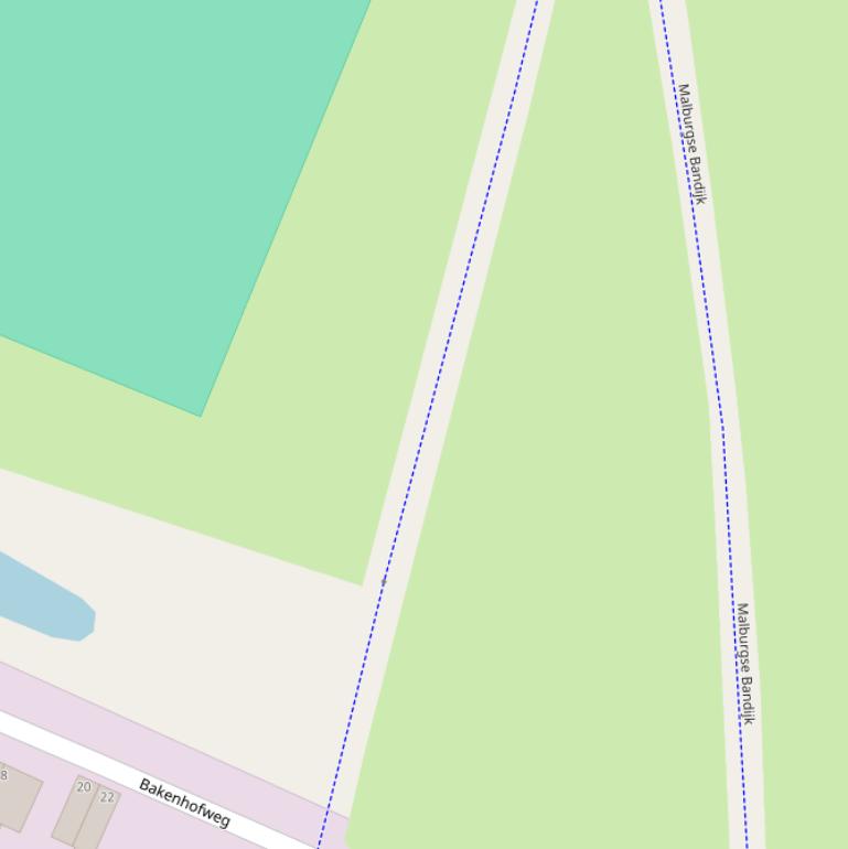 Kaart van het Bakenhofpad.