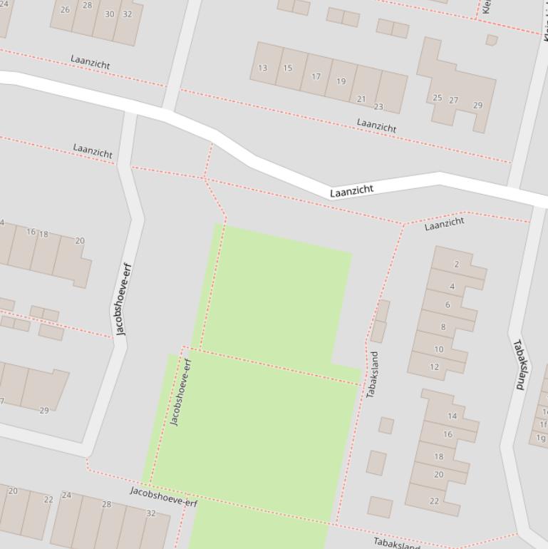 Kaart van  Laanzicht.