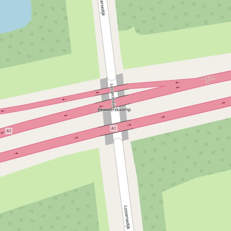 Kaart van  Bewwerskaamp.