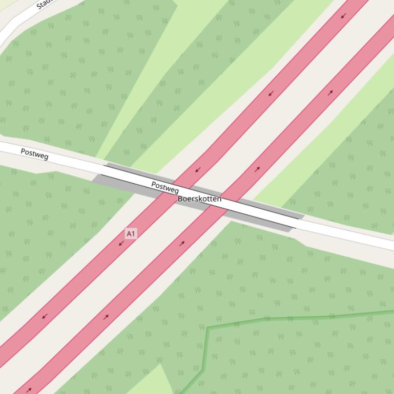 Kaart van  Boerskotten.