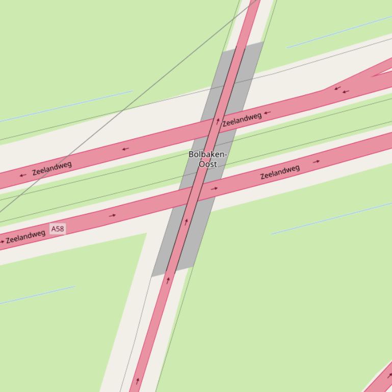 Kaart van  Bolbaken - Oost.