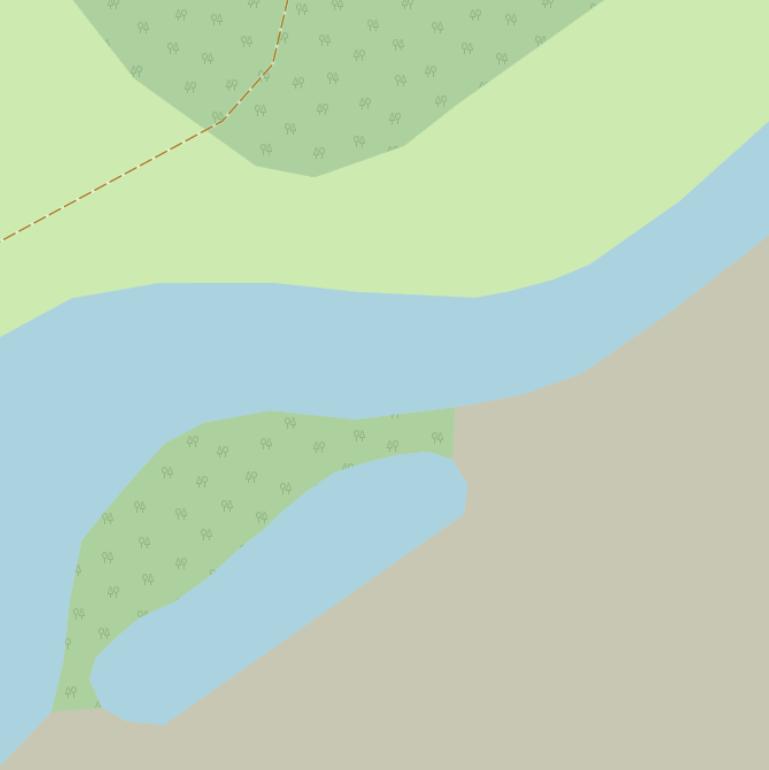 Kaart van de Boskambrug.