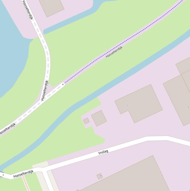 Kaart van  Brug Dierenweide Inslag.