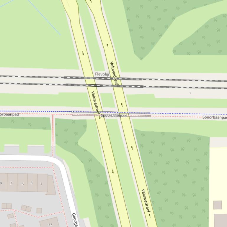 Kaart van de Buster Keatonpoort.