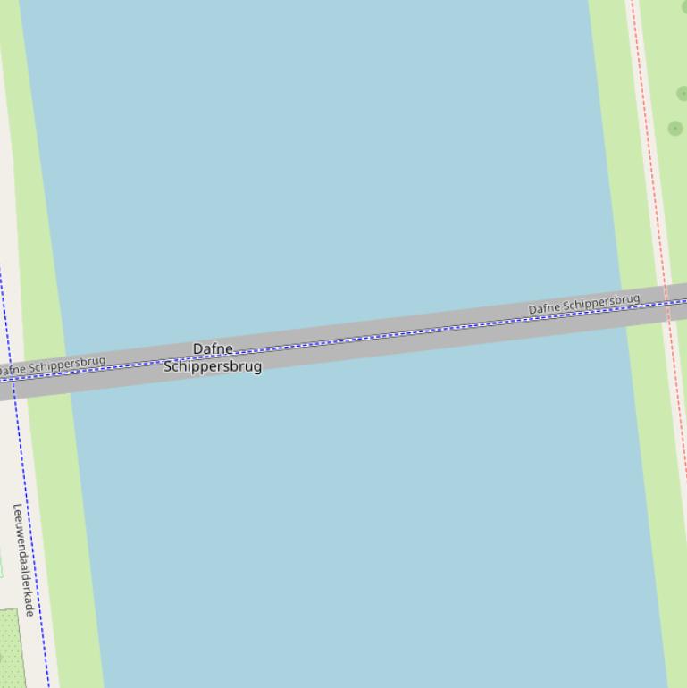 Kaart van de Dafne Schippersbrug.