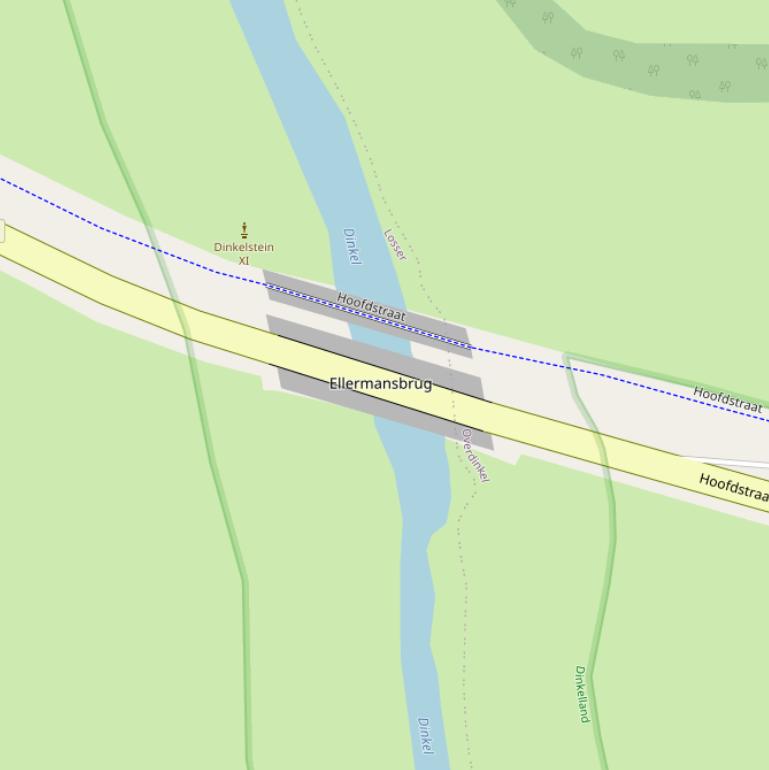 Kaart van de Ellermansbrug.