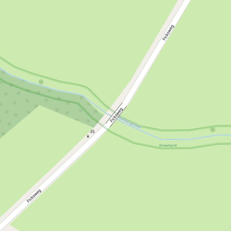 Kaart van de Ficksbrug.