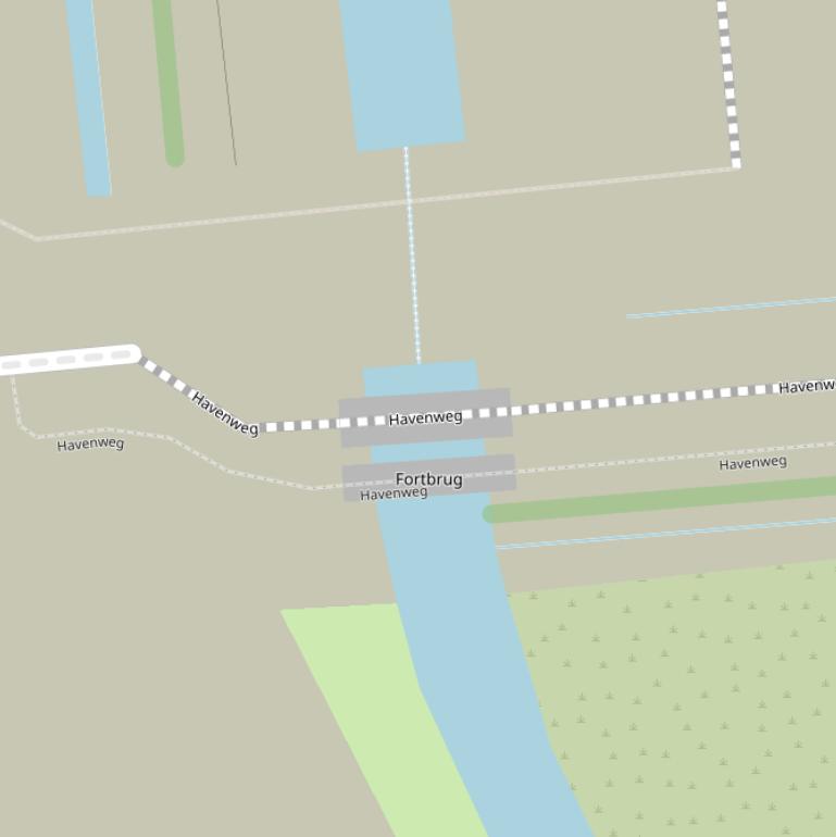 Kaart van de Fortbrug.