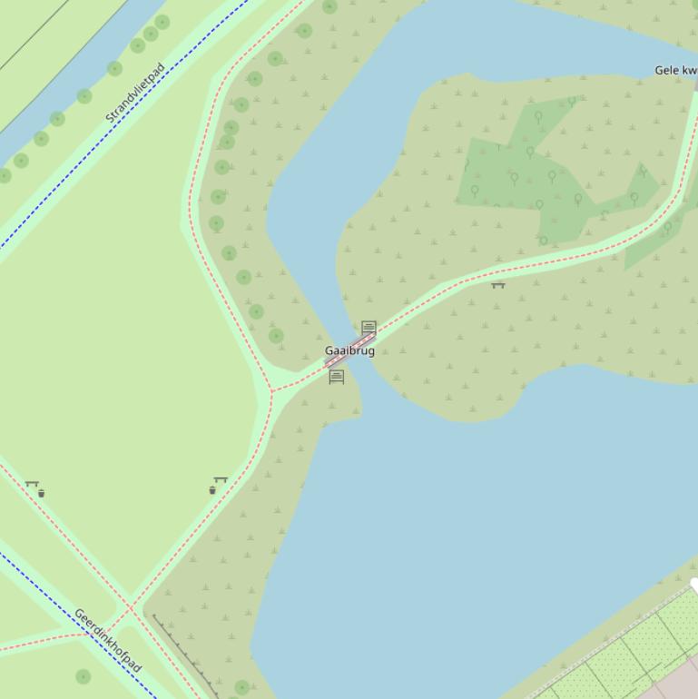 Kaart van de Gaaibrug.