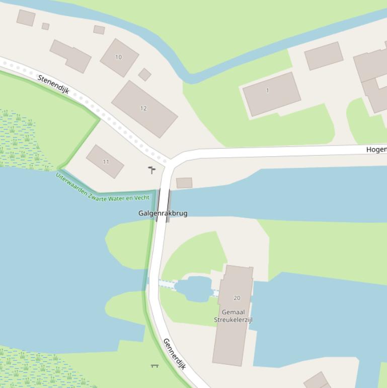 Kaart van  Galgenrak.