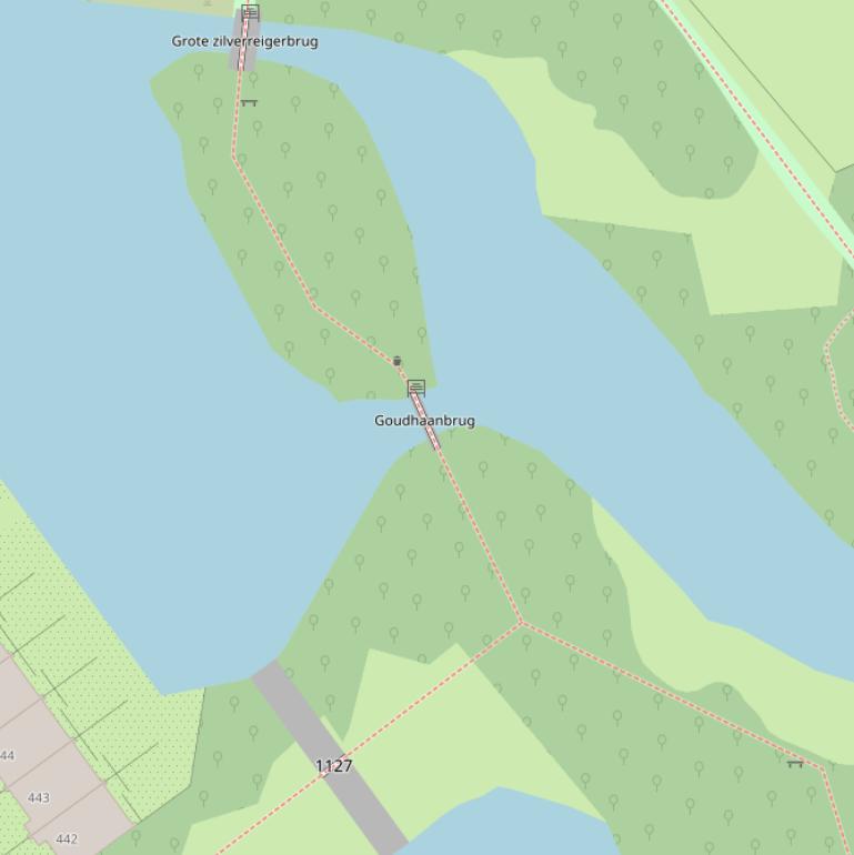 Kaart van de Gierzwaluwbrug.