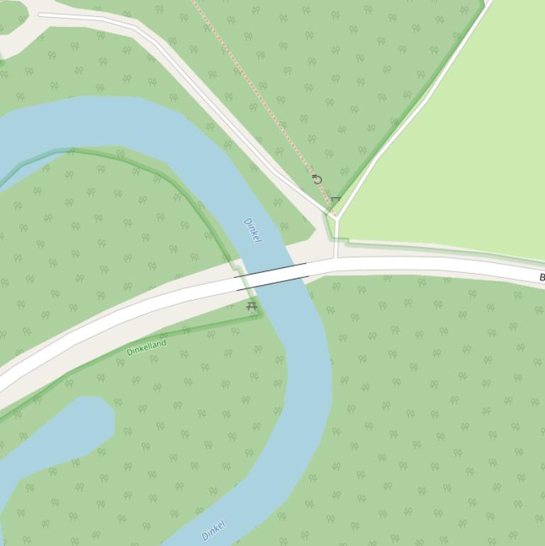 Kaart van de Kampbrug.