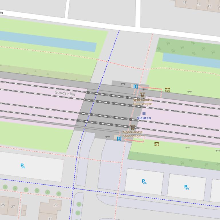 Kaart van de KW. John F Kennedylaan.
