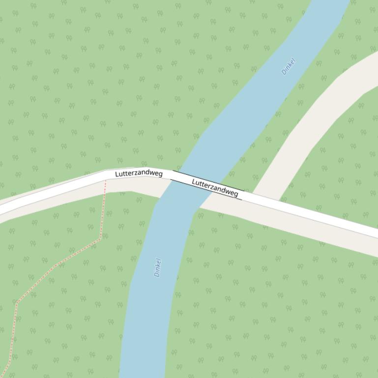 Kaart van de Meulemansbrug.