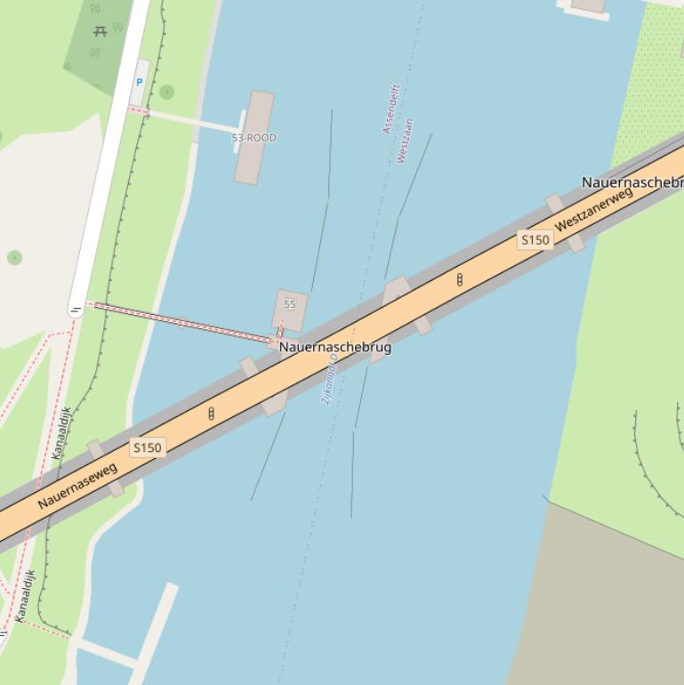 Kaart van de Nauernasebrug.