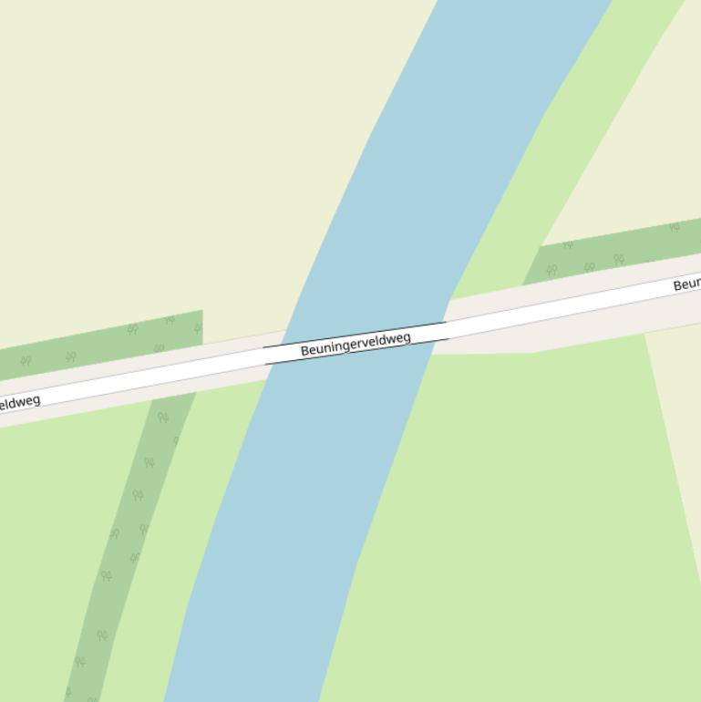 Kaart van de Reetschotbrug.