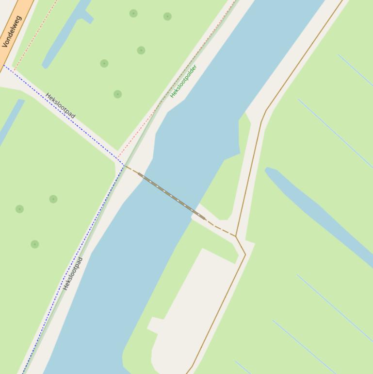 Kaart van de Scheytbrug.