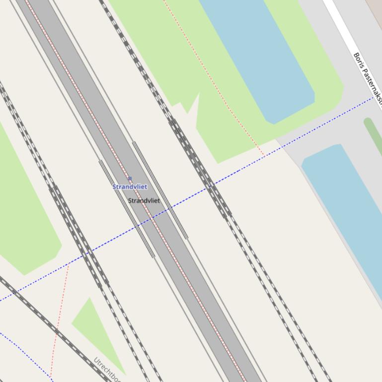 Kaart van de Venserpoldermetrobrug.