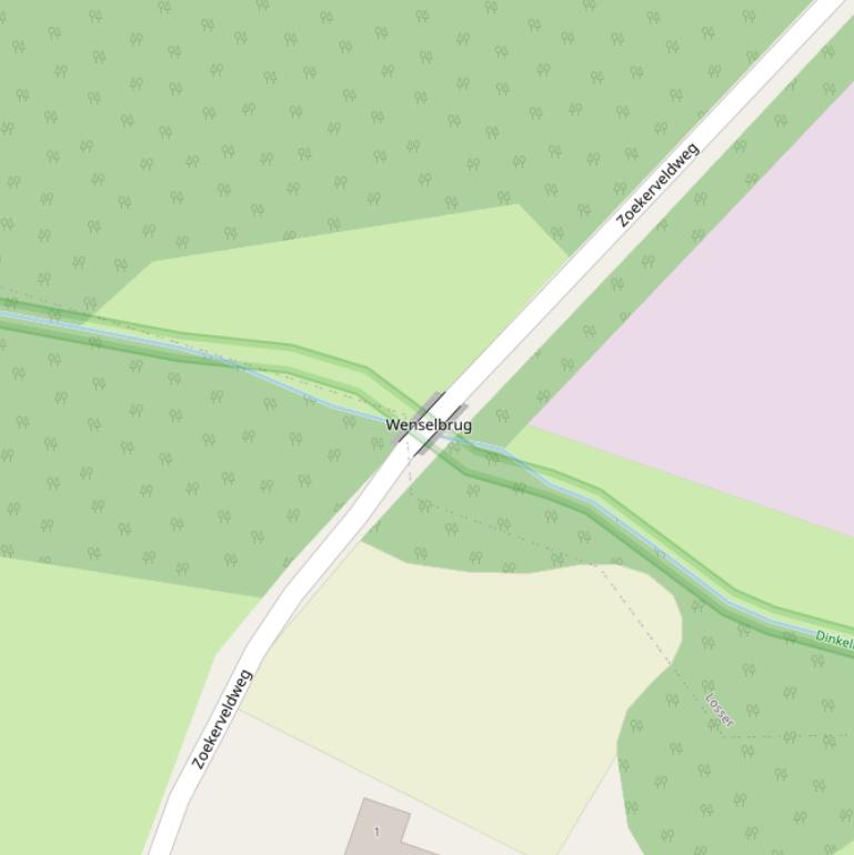 Kaart van de Wenselbrug.