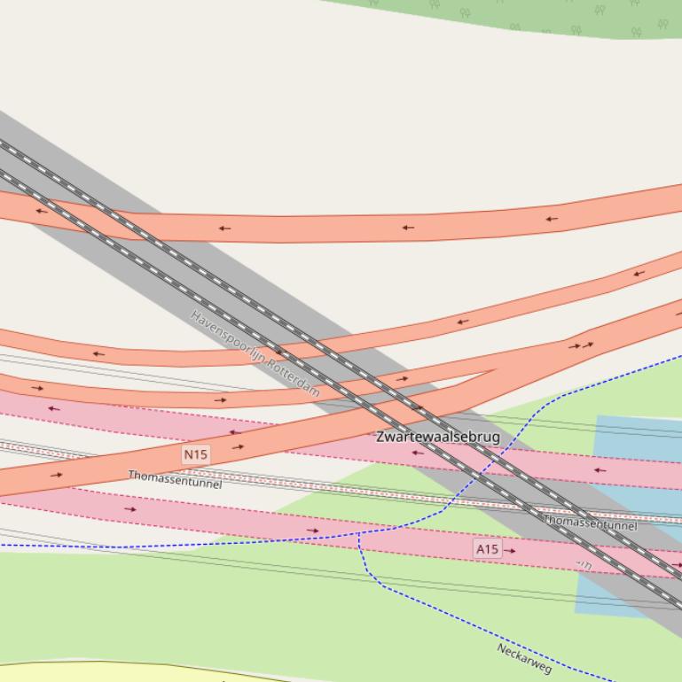 Kaart van de Zwartewaalsebrug.