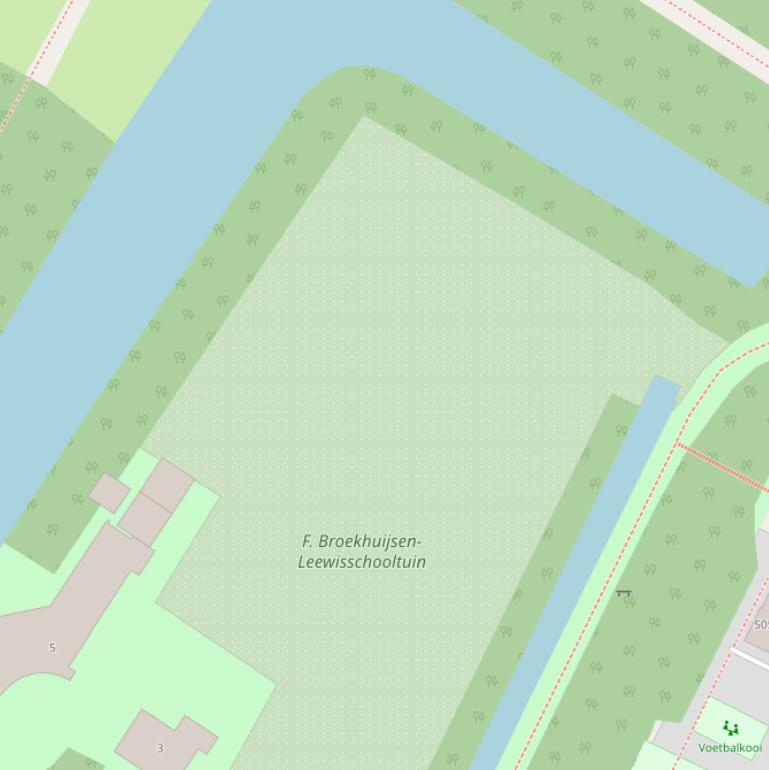 Kaart van het Baanakkerspark.