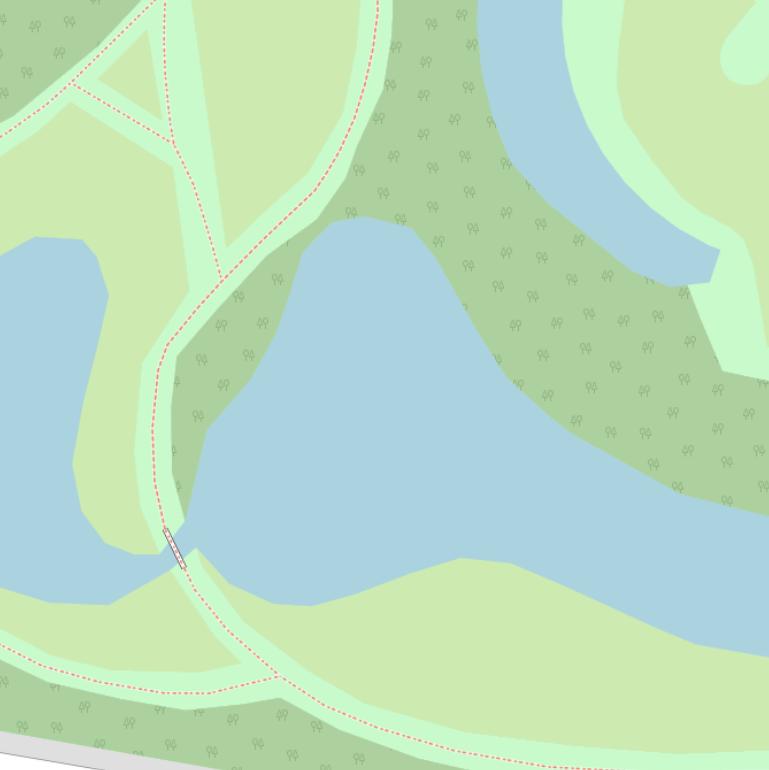 Kaart van het Burgemeester Van Sonsbeeckpark.