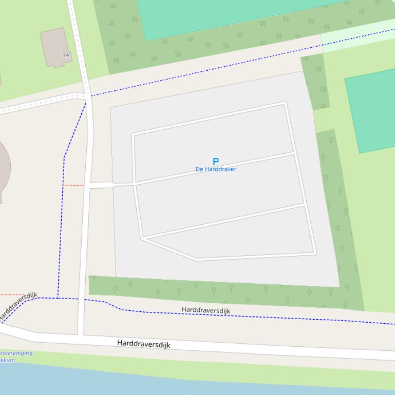 Kaart van  De Harddraver.