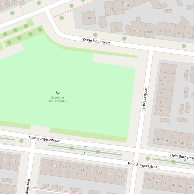 Kaart van het Dr. Fadrhoncpark.