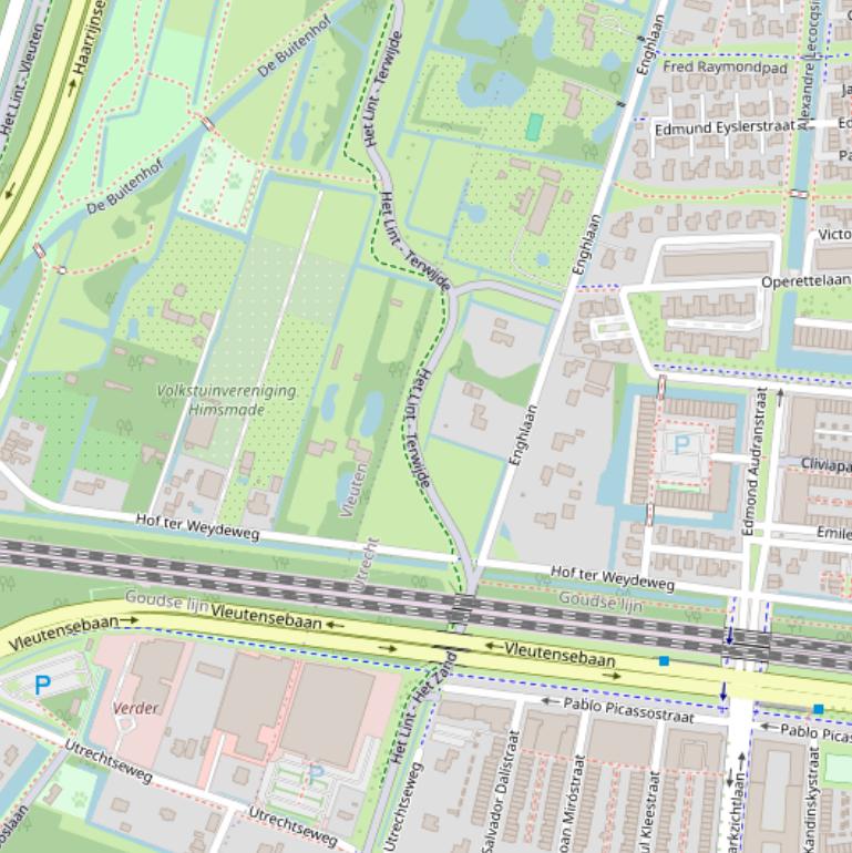 Kaart van het Máximapark.