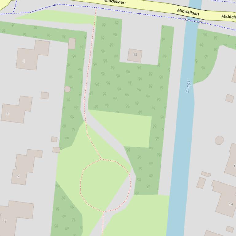 Kaart van de Park Molenweide.