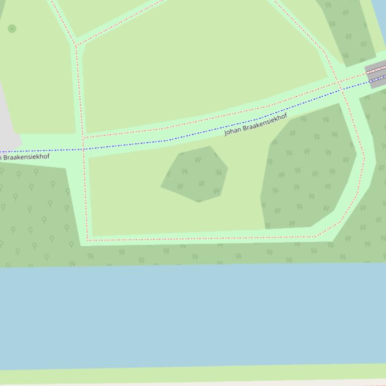 Kaart van het Piet Wiedijkpark.