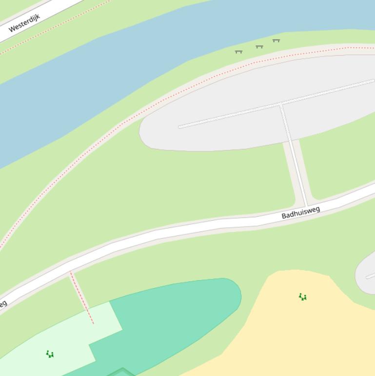 Kaart van  Stadsstrand Hoorn.