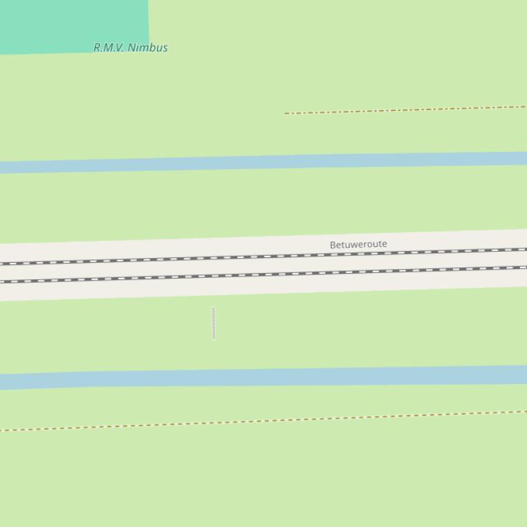 Kaart van  Betuweroute.