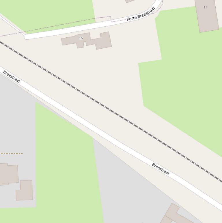 Kaart van  Spoor Zutphen - Apeldoorn.