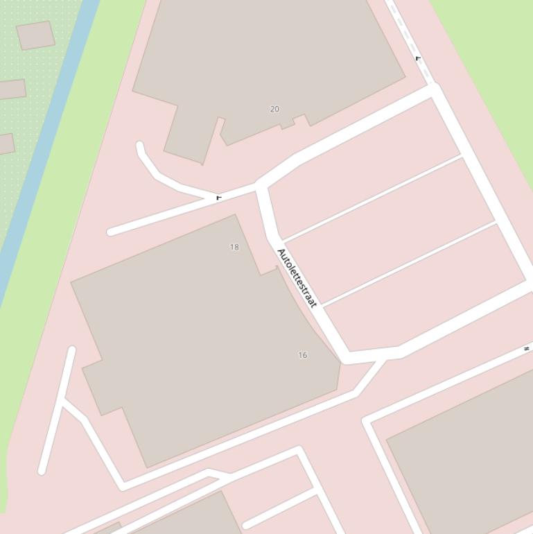 Kaart van  Bedrijvenpark De Esch.