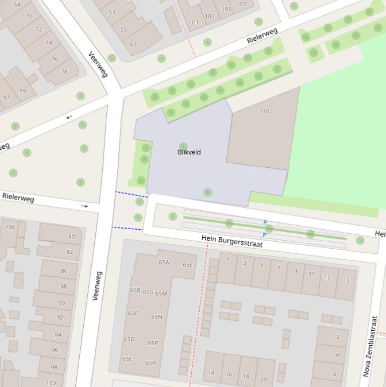 Kaart van het Blikveld.