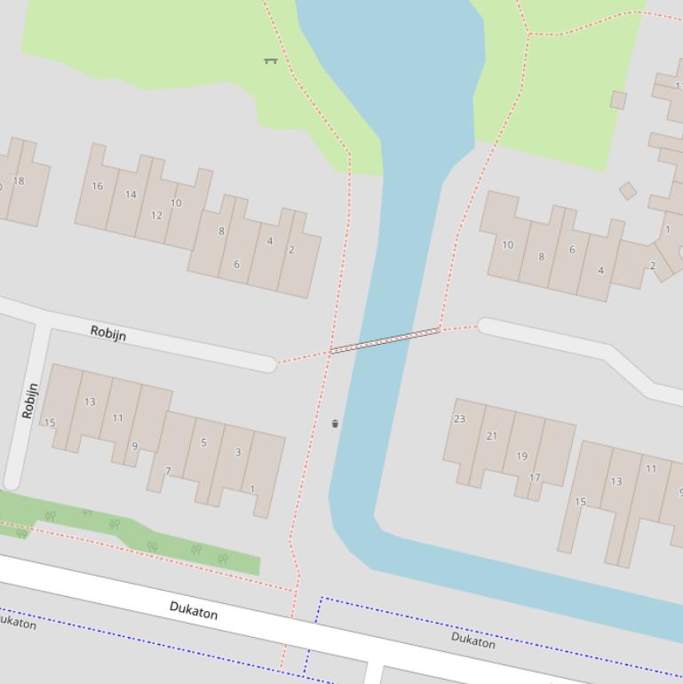 Kaart van het Burgemeester Haitsmapark.