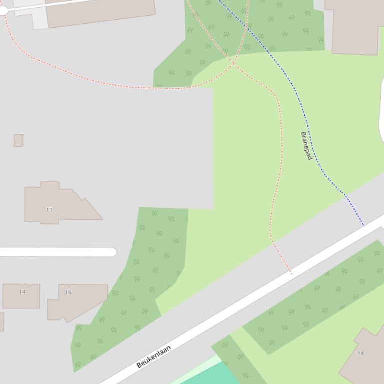 Kaart van het Cort Heijligerspark.