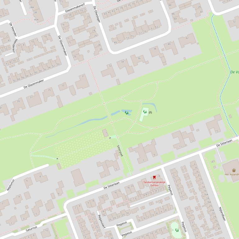 Kaart van  De Vogelzang.