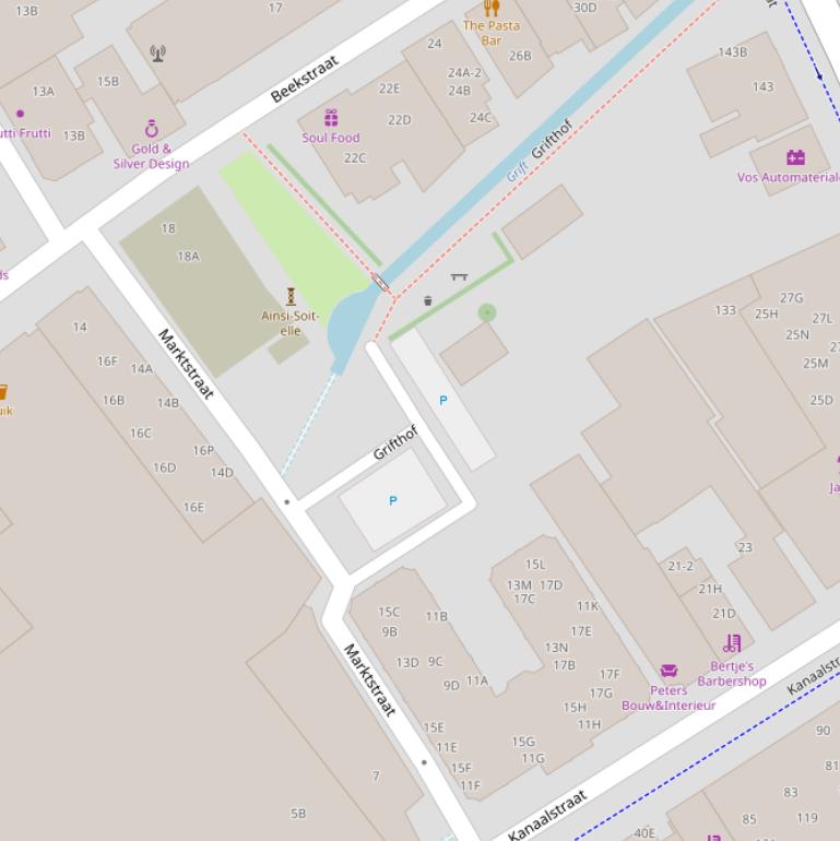 Kaart van de Grifthof.