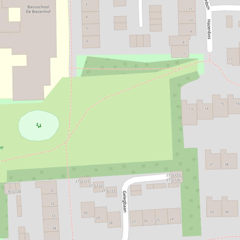 Kaart van  Het groene hart.